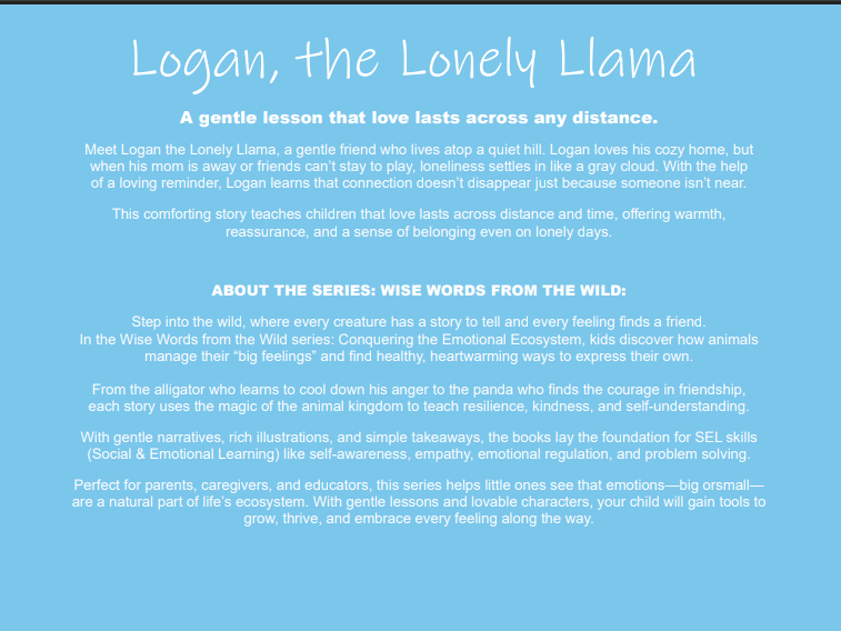 Logan, the Lonely Llama: